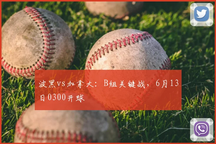 波黑vs加拿大:B组关键战,6月13日0300开球